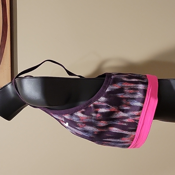 EUC Nike Indy Double Strap Dri-Fit Pink and Purple Sports Bra  XL - Picture 2 of 6